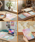 Must Have All In One Letter Writing Stationery Set With 50 Lined Papers And 50 Matching Envelopes Plus 60 Sealing Stickers In A 5.5 By 8.25 Inch Watercolor Design for home office use.