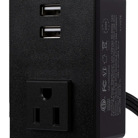 Absolute Game Changer Flush Mount Power Outlet With Dual Usb Charging And A Rock Solid Fireproof Shell Designed For Everyday Home Upgrades That Just Hits Different, showing USB ports and outlet.