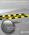 Watch Your Step Floor Decals 6 Pack 20x5 Inch Self Adhesive Vinyl Laminated No Slip Anti Slip Safety Stickers construction diagram