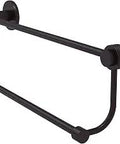 Mercury Collection 24 Inch Double Groovy Accents Towel Bar in Antique Bronze, Solid Brass Bath Hardware, Wall Mount, Durable USA Made