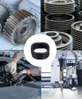 550 Pcs Carbon Steel Spring Wave Washer Gasket Set With 8 Sizes M3 M4 M5 M6 M8 M10 M12 M16 For Hardware And Fasteners Get The Right Fit Heavy Duty Wave Washer Assortment Kit For Precision Assembly, black wave washers for machinery and auto repair