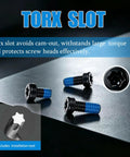 Heavy Duty Standard Head Gunsmithing Screws Rock Solid Fillister Design with Torx slots and included installation tool.