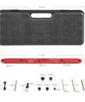 Pro Grade Manifold Drill Template For GM LS Engines 4.8L 5.3L 6.0L Chevy Removal Tool Kit with case and components