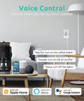 Smart Plug 4 Pack With WiFi Voice Control Works With Alexa Apple HomeKit Google Assistant Siri No Hub Required in living room
