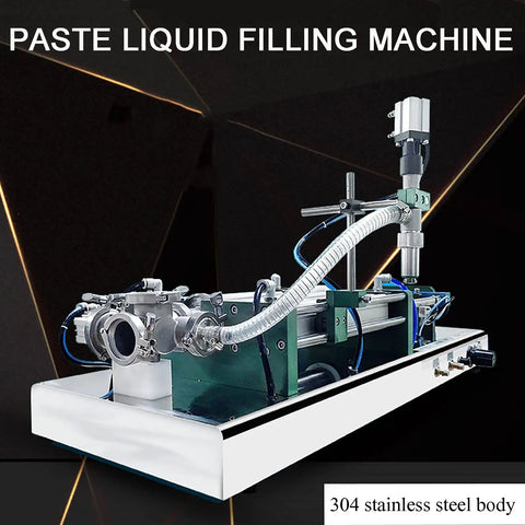 Smooth Operator Single Head Pneumatic Liquid Filler For Oils And Pastes Featuring Slick Controls And Zero Stress Setup For Bottles Sized From Five Hundred To Five Thousand Milliliters, 304 stainless steel body liquid filling machine.