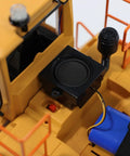 Close-up of the control panel on the Badass 1/16 Scale RC Loader Built Like A Tank With Killer Four Wheel Drive And Heavy Duty Transmission.