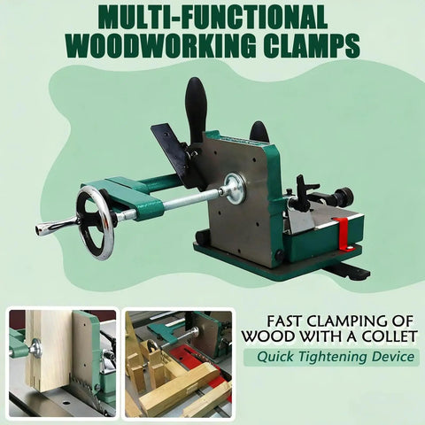 Heavy Duty Table Saw Tenoning Jig Built Rock Solid For Accurate Mortise Cutting And Fast Grip Setup That Saves Hours On Rough Framing Or Fine Custom Joinery Shop Work multi-functional woodworking clamp with quick tightening feature