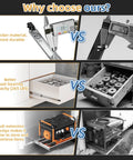 Comparison of heavy duty locking drawer slides with full extension showing durability, load capacity, and storage benefits for industrial use.