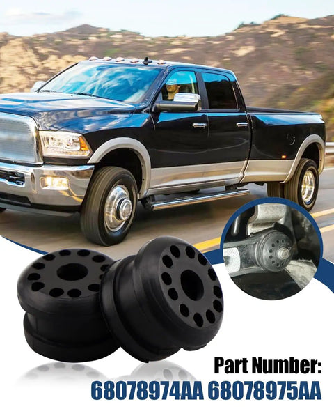 Dodge Ram 1500 2500 3500 4x4 Transfer Case Shifter Linkage Bushing Grommet Replacement For Smoother Shifts And Less Vibration No More Grind Quiet Ride Includes 2 Pcs And 2 Metal Clips black silicone bushings with metal clips
