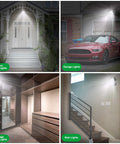 Motion Sensor Outdoor Lights Battery Powered 600LM Security Spotlight for front door, garage, storage room, and stairs.