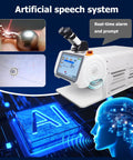 60W Pulse Laser Jewelry Spot Welder With Snazzy Touchscreen Display and Sharp Zoom Lens showing real-time monitoring for jewelry repairs.