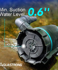 Automatic Sump Pump With Auto On Off Sensor, One Half Horsepower Submersible Utility Pump Delivers 3159 GPH High Flow Water Removal