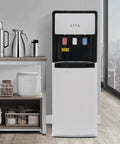 Bottom Load Water Cooler Dispenser With Hot And Cold Water, 1.32 Gal Hot Water And 0.53 Gal Cold Per Hour in kitchen setting
