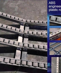 Lightweight 12 Inch By 79 Inch Steel Conveyor Roller With Unloading Pulley Silver Finish Ideal For Water Carton Handling shown with ABS rollers