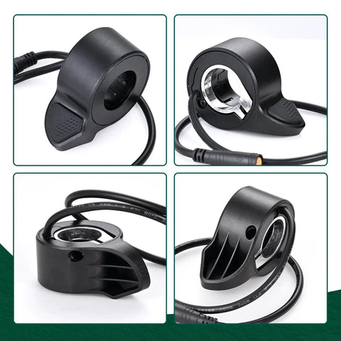 Thumb Throttle Replacement Part Compatible With Super73 S2 ZX RX Ebike Electric Scooters, Crisp Ergonomic Accelerator, Durable ABS And PC Body, Anti Slip Grip, Smooth, Precise Control And Easy Installation