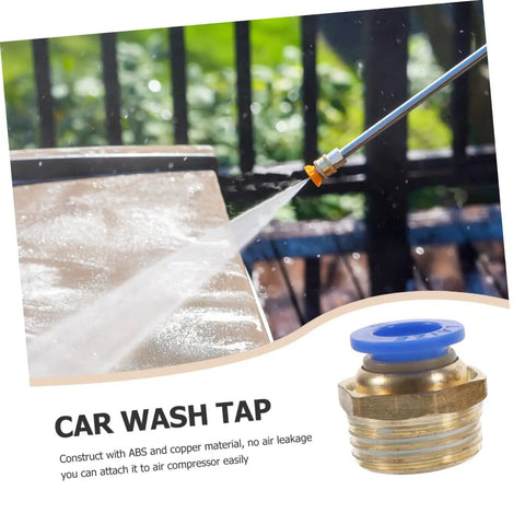 Pneumatic Quick Connect Fittings Kit 16Pcs PC Thread Straight Tube Connectors Crimp Fittings For Air Tools Hose Repair And Supply Pro Grade For Industrial And Workshop Use With Leak Free Connection, brass car wash tap fitting with blue cap