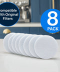 8 Pack Cold Brew Coffee Filters Replacement Bags Food Grade Polypropylene Fits Most Cold Brew Makers 2.75 Inch Diameter