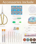 All In One Sewing Kit With Wooden Box For Travel And Grab And Go Emergency Fixes Includes Scissors 24 Color Thread Black And White Spools Needles Tape Measure Buttons Seam Ripper And Other DIY Essentials accessories