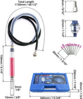 Air Micro Pencil Die Grinder 1/8 Inch Collet High Speed Pneumatic Polishing And Cutting Tool, 65,000 RPM Free Speed with accessories