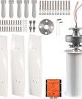Power Up Your Off Grid Setup With A 3000W Garden Vertical Wind Turbine Kit Featuring Three Phase AC Output MPPT Controller And 12V 24V 48V 220V Options
