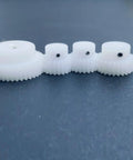 Two Pack 0.5 Module POM Spur Gears With Step Tooth 29 Teeth 15.5mm Diameter Bore Options 3mm To 8mm Straight Cylindrical Gear