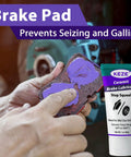 Application of Ceramic Brake Caliper Lubricant Grease For Sliding Pins And Pads With Extreme Heat Resistance Pro Grade 1 Oz 3 Pack