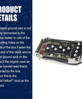 CDI Switch Box Replacement For 50 To 275 HP Outboard Motors Power Pack 332 7778 332 7778A12 shown with detailed wiring instructions.
