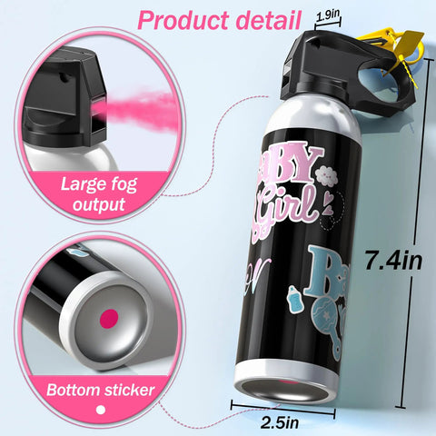 Ultimate Gender Reveal Fire Extinguisher Color Blaster Kit Featuring Safe Pink And Blue Powder Shoots Up To Ten Feet For An Hype Party Announcement That Sets The Vibe For Your Big Day