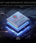 Image of a Cortex A53 octa-core processor with 2.3GHz capability, showcasing fast performance for Rugged Pistol Grip Barcode Scanner.