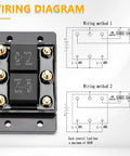 12V Forward And Reverse Relay Module For Tarp Motors, Winch Systems, Cranes, Hatches, And Lift Equipment Replacement For 5541100, 24452, ATP0110, CH 24452, K10746M, 13994 wiring diagram