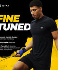 Man using Pro Speed Jump Rope For Fast Smooth Skipping With Self Locking Adjustable Length Dual Steel Ropes Cable Protector