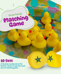 Duck Pond Matching Carnival Game For Kids Kid Friendly Inflatable Pool Play Set With 20 Plastic Ducks Featuring Number Pairs