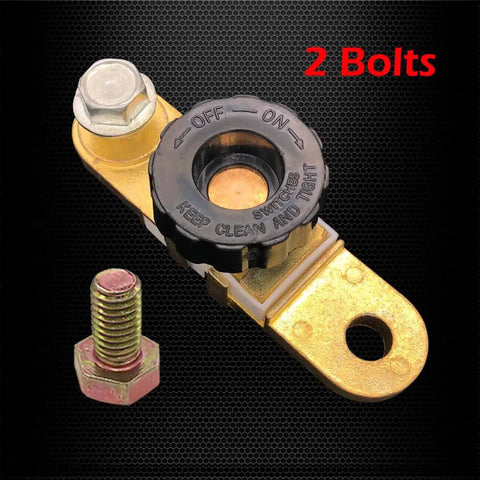 12V Side Post Battery Disconnect Switch Kit For Cars Two Pack Quick Disconnect Battery Cut Off And Kill Switch With Long Bolt Easy Install
