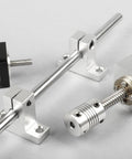 4 Pack SK25 Aluminum Linear Rod Rail Shaft Support Brackets for 25mm Shaft, Rail Guides Mounting for CNC Machines, 3D Printers