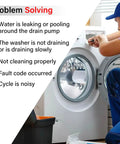 Upgraded AHA75673404 Washer Drain Pump Assembly for LG Washing Machine Replacement, Drop In Fit for WT7800CV WT7100CW WT7060CW WT7300CV WT7800CW WT7900HBA WT7150CW, Beefed Up Durable High Performance Pump, washer repair problem-solving image