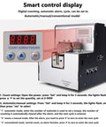 Smart control display of Automatic Screw Feeder Machine With Adjustable Orbital Head For M1.0 Through M5.0 Screws.