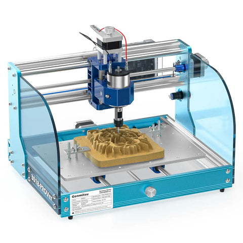 3018-PROVer V2 CNC Router For Beginners Newbie Friendly Compact Mini Milling And Engraving Kit With Z Probe Limit Switches E Stop Ideal For Wood Acrylic MDF Plastic