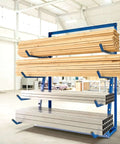 Beefy Industrial Cantilever Rack System For Heavy Duty Storage And Lumber Organization Freestanding Alloy Steel Pipe Rack