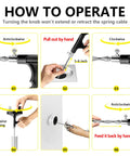 Operation guide for 25 Ft Drain Auger Pro Plumbing Snake For Bathroom Sink, Bathtub And Kitchen Drains, Flexible Steel Cable Hair Clog Remover, Heavy Duty Clog Buster For Home Plumbing Beast Mode
