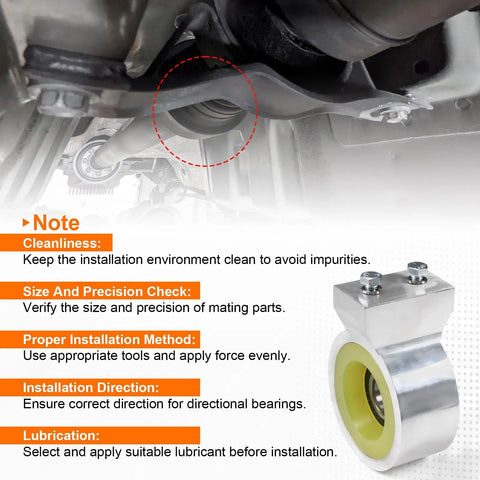 Guidance for installing Chevy Impala Driveshaft Carrier Bearing Replacement Kit For 1958 To 1964 And GMC Truck 1963 To 1972
