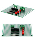 Double Sided PCB Perf Board Kit With 54 Pieces Across Five Sizes For Arduino DIY Soldering Projects Protoboards Include 40 Pin Headers Great For Makers And Circuit Prototyping Hands On For Beginners And Pros, double-sided green PCB perf board with headers