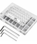 900 Piece Stainless Steel Screw And Nut Kit With Washers For M3 And M5 Hex Button Head Bolts Nuts And Hardware Assortment