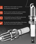 Iridium spark plugs for Four Ignition Coil Packs And Iridium Spark Plugs For Jeep Compass Patriot, Dodge Journey, Avenger, Caliber, Chrysler 200 And Sebring, Plug And Play Ready For 2007 Through 2017 Compass Patriot And 2009 Through 2019 Journey.