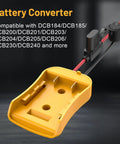Yellow Battery Adapter For Easy Power Swaps, Plug And Play Universal Compatibility, 1 Pack, shown with connectors and wires