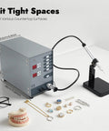 Dope Pulse Arc Jewelry Welder 110V With 50-600A Adjustable Current for Gold Silver Rings and Chains, DIY Spot Weld Kit with Gun