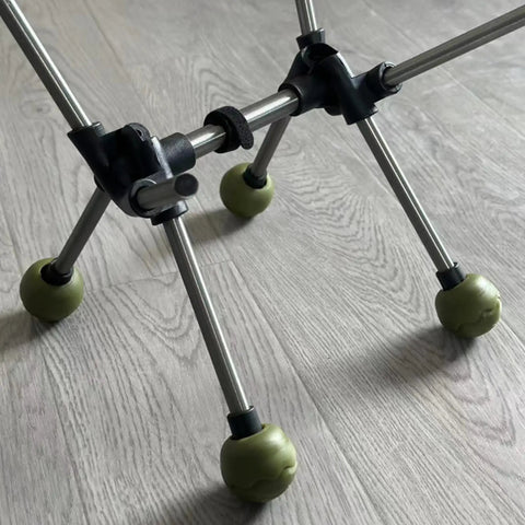 Metal chair legs with green 4 Pack Outdoor Chair Foot Protectors Rubber Feet Pads For Metal Legs Replacement Covers.