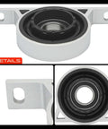Upgrade Your Bmw 5 Series E60 F10 Ride With This Heavy Duty Driveshaft Center Support Carrier Bearing showing black rubber and silver metal design.