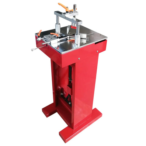 Manual Picture Framing Underpinner Tool For Frames No Power Needed Silent And Sturdy Nailer Compact Framing Machine With 7mm 10mm 12mm 15mm V Nails Easy High Quality Build For Pro Grade Picture Frame Joints red steel manual underpinner