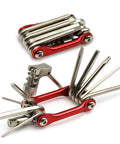 10 In 1 Bike Multi Tool Pocket Sized Portable Folding Bicycle Repair Kit With Chain Breaker And Allen Wrench Set And Screwdrivers