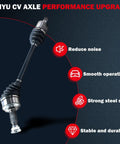 Front Left CV Axle Shaft Assembly For Honda Accord 2008 To 2015 Civic And Acura Tsx Straight Swap Oem Driveline Joint detailed view